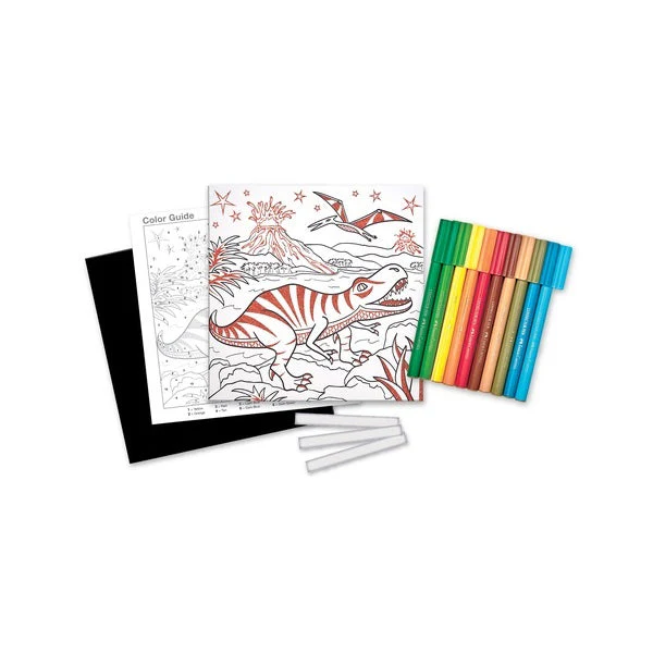 Color by Number T-Rex Foil Fun - Image 2