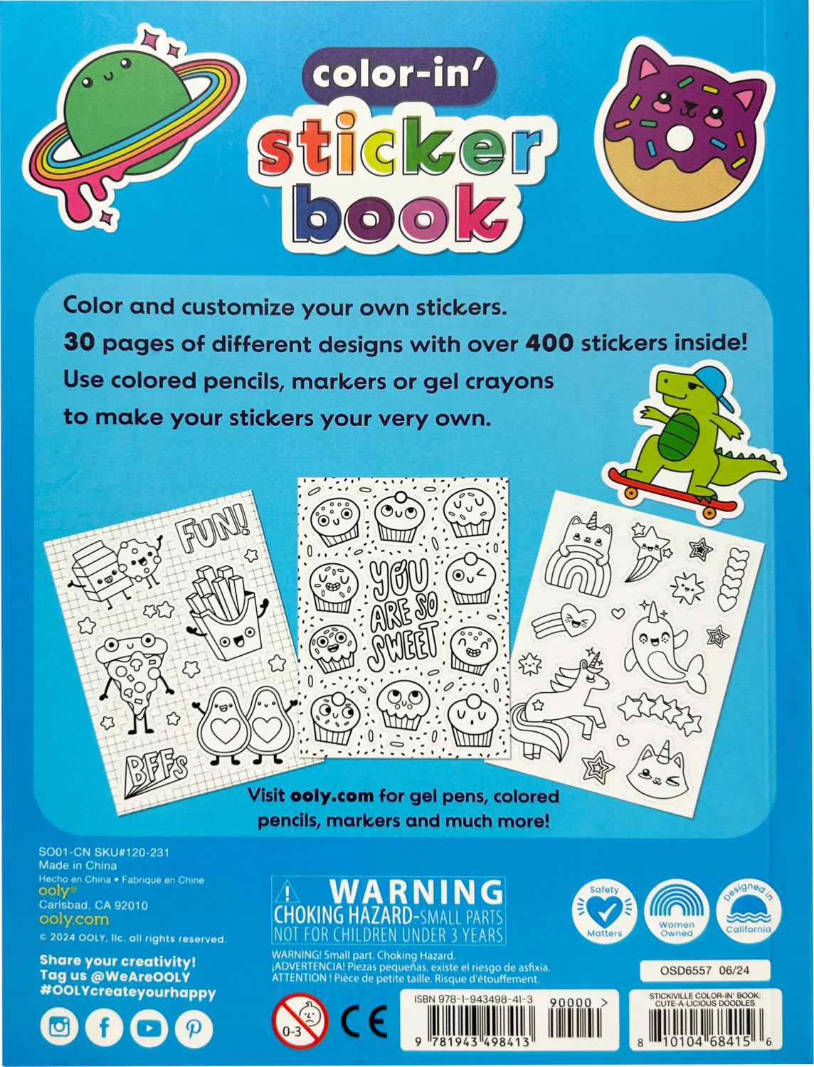 Color-in Sticker Book - Image 5