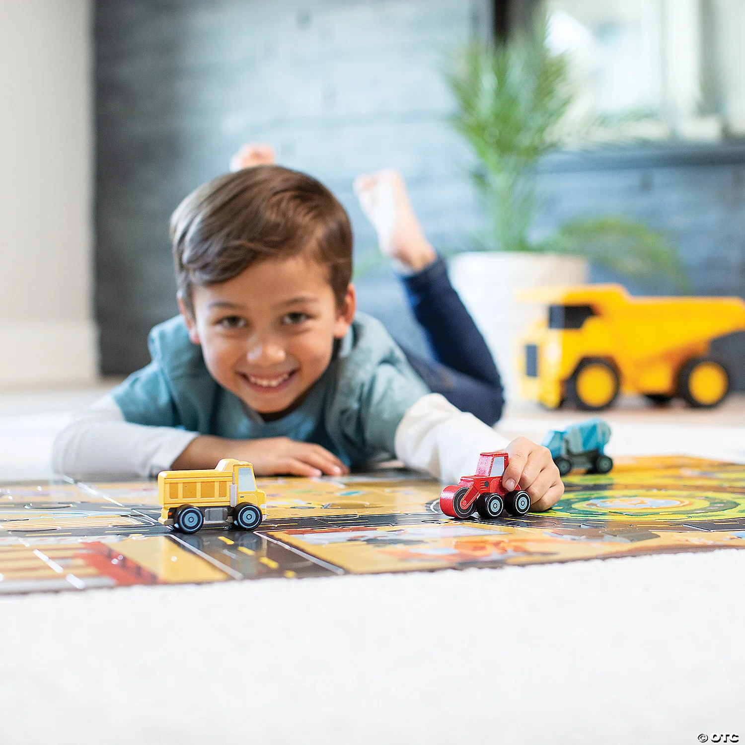 48 pc Construction Site Puzzle and Play - Image 9