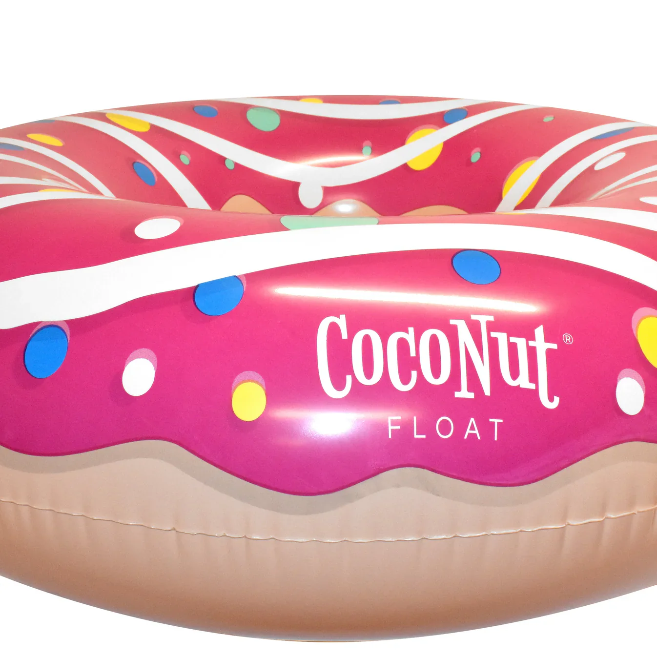 Sprinkled Glazed Donut Pool Float - Image 3