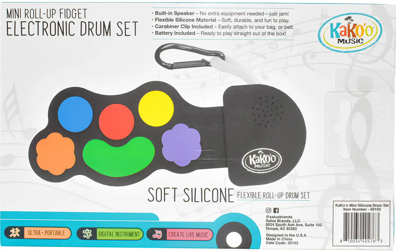 Mini Roll-Up Drum Set Fidget - Image 3