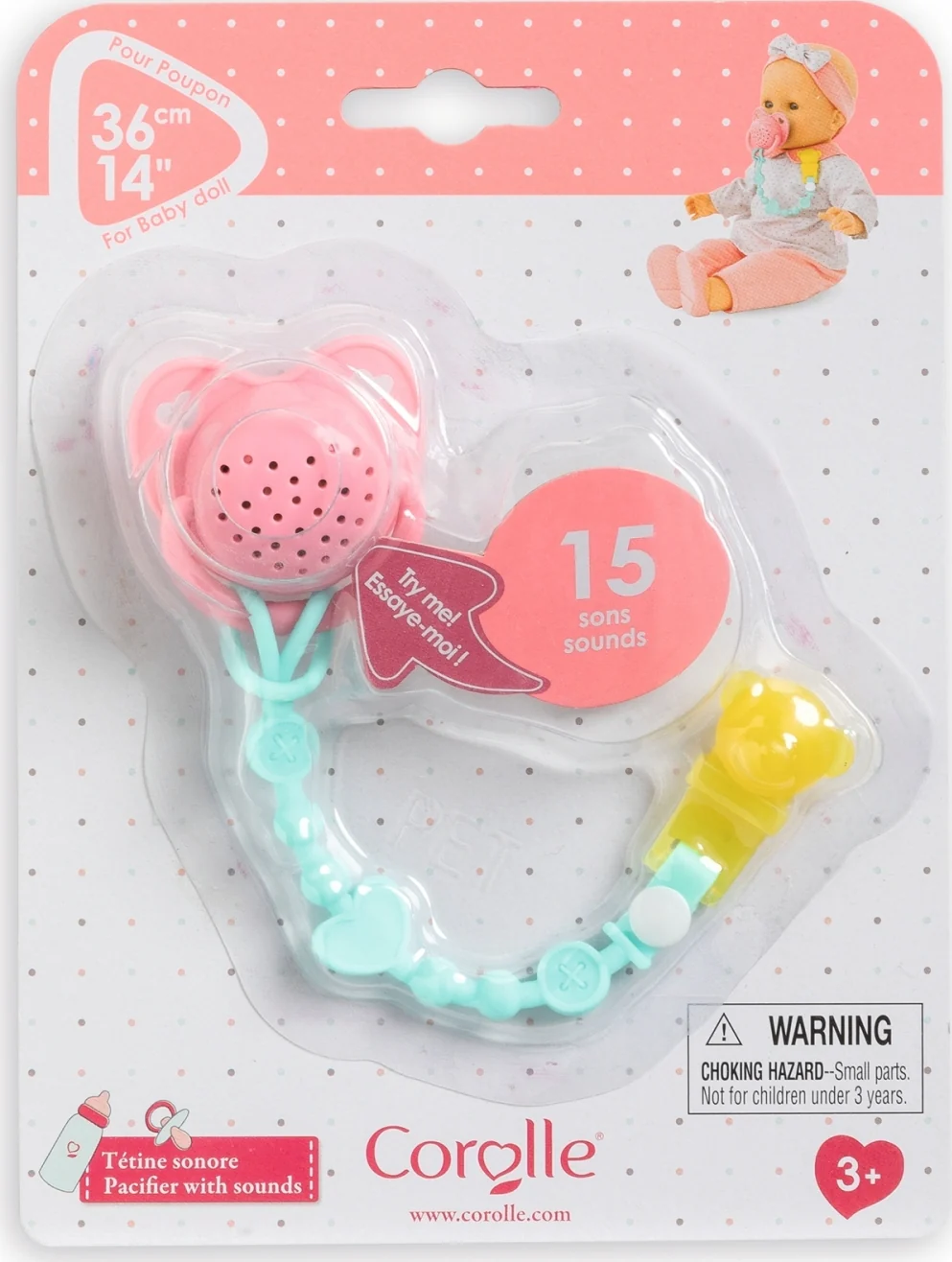 Corolle Interactive Pacifier With Sounds - Image 4