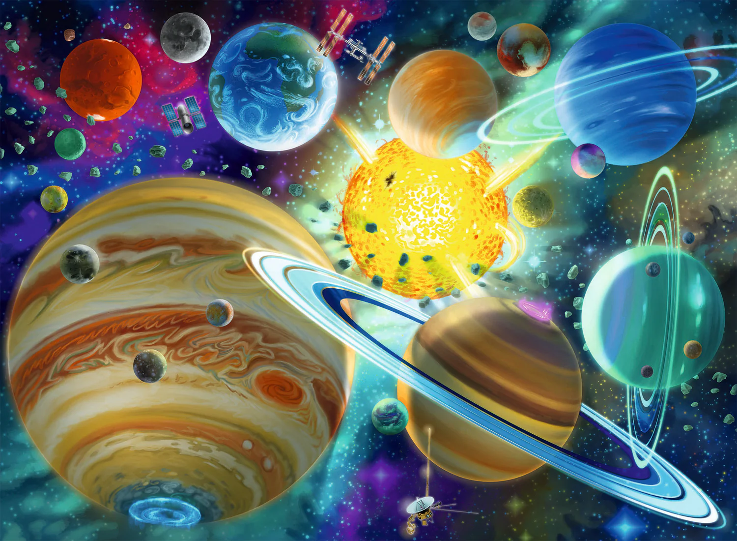 100 pc Cosmic Connection Puzzle - Image 2