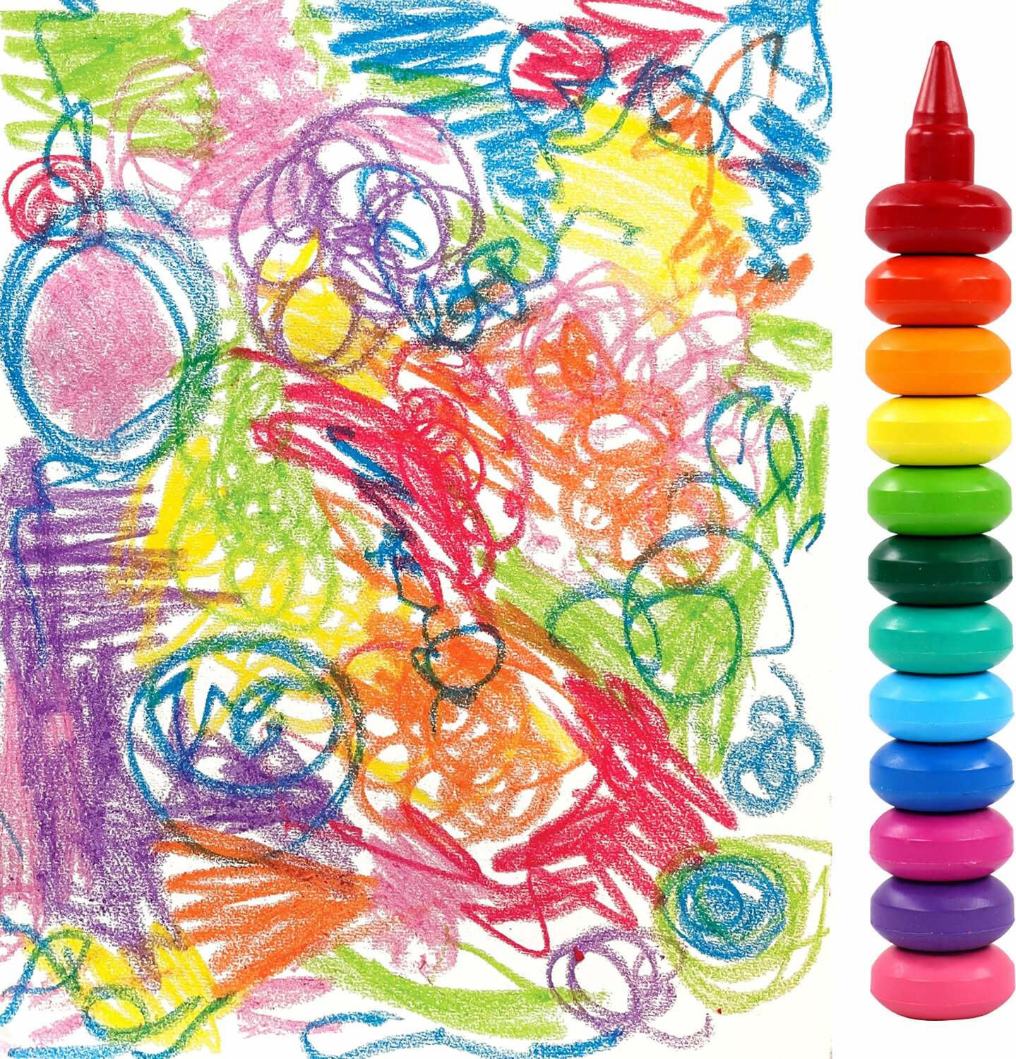 Crayons Jr 12 Finger Crayons - Image 4