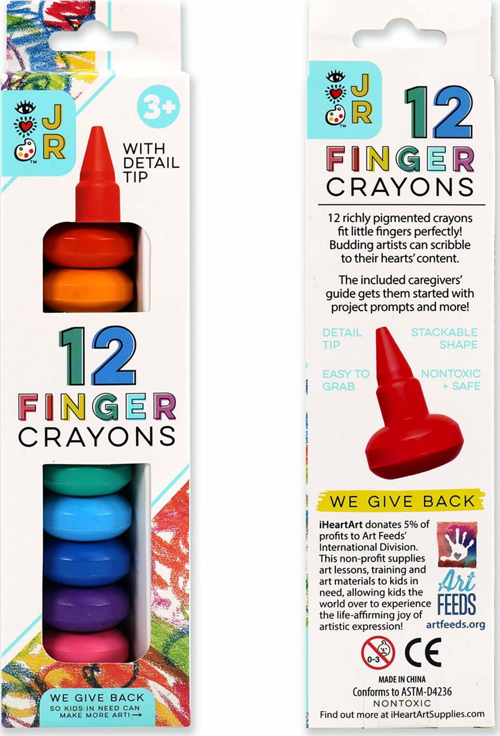Crayons Jr 12 Finger Crayons - Image 5