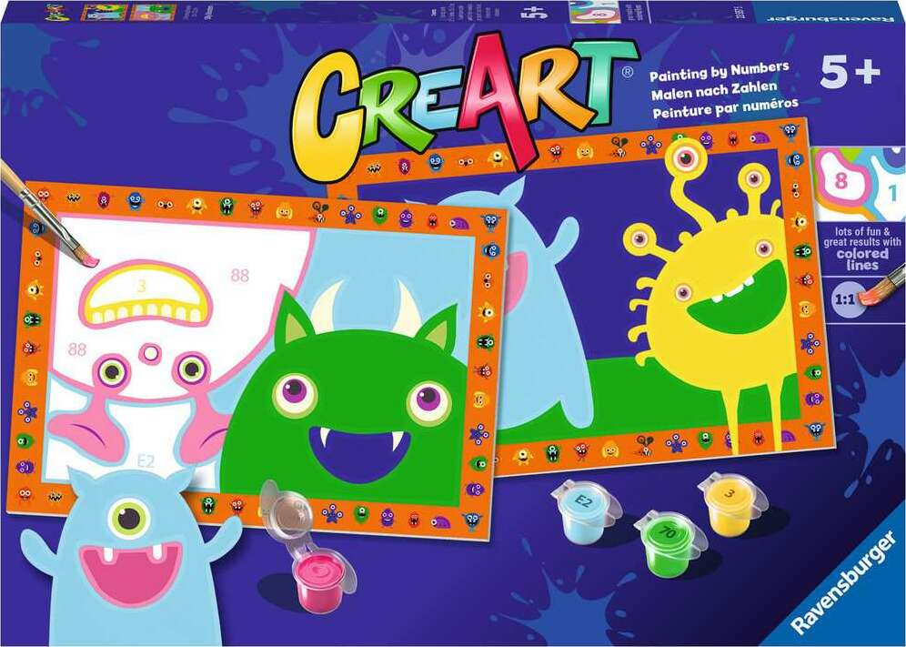 CreArt Painting by Number Silly Monsters - Image 2