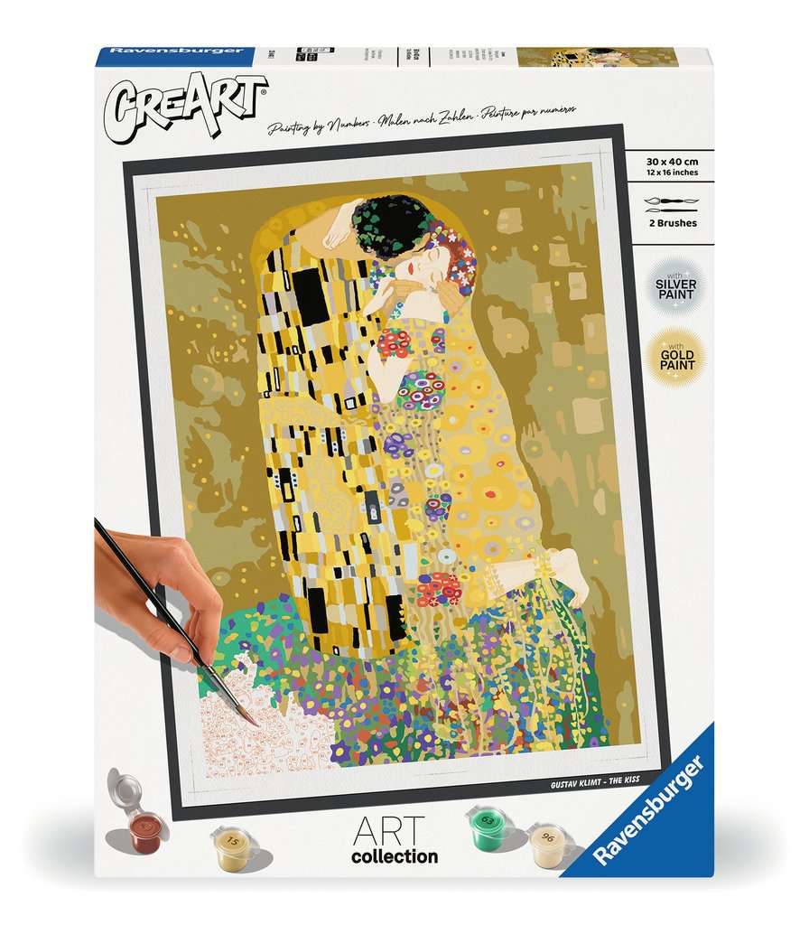CreArt Painting by Numbers Klimt: The Kiss
