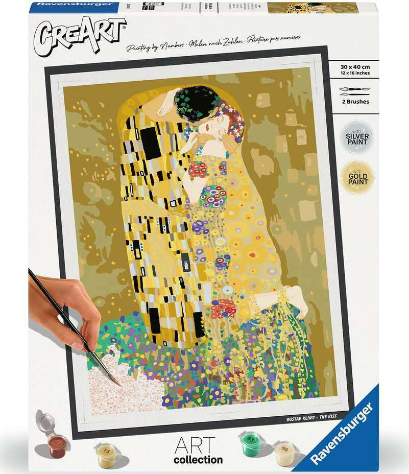 CreArt Painting by Numbers Klimt: The Kiss - Image 3