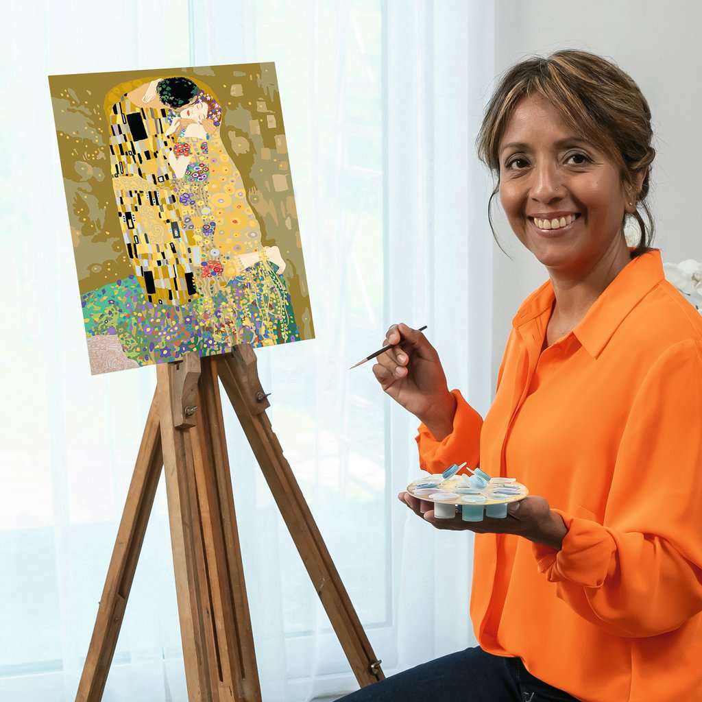 CreArt Painting by Numbers Klimt: The Kiss - Image 7