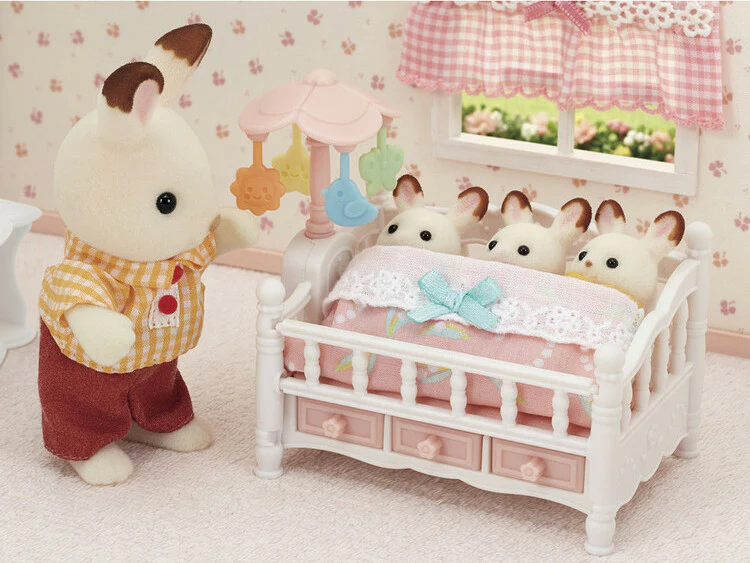 Calico Critters Crib With Mobile - Image 3
