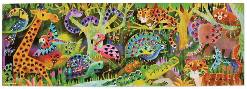 Jungle Paradise Jewel Art Poster - Image 2