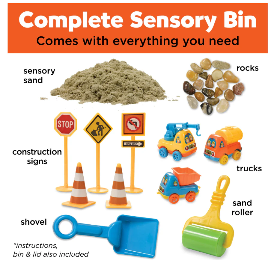 Construction Zone Sensory Bin - Image 3