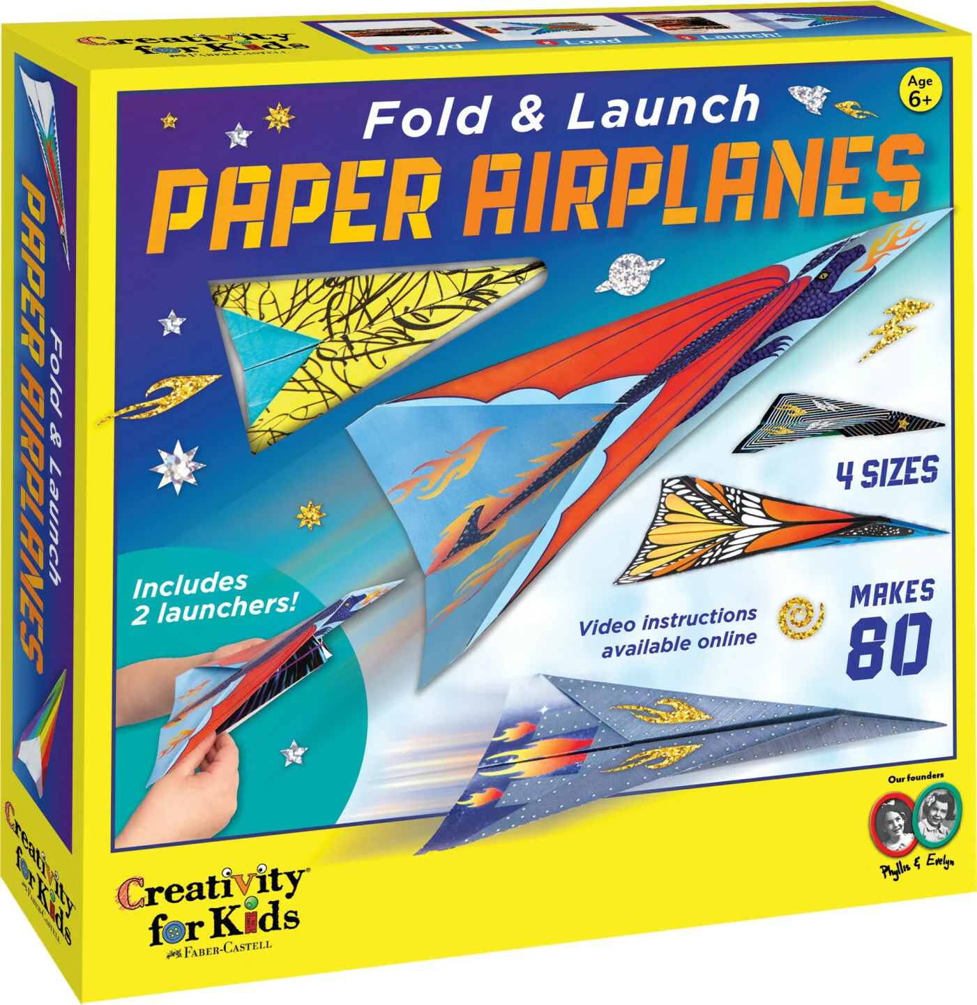 Fold And Launch Paper Airplanes