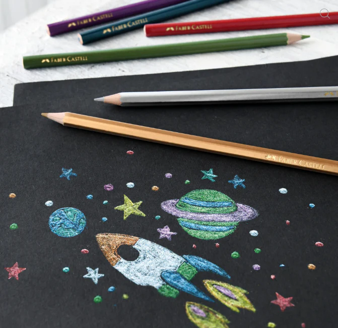 Metallic Eco Pencils 10 Ct - Image 2