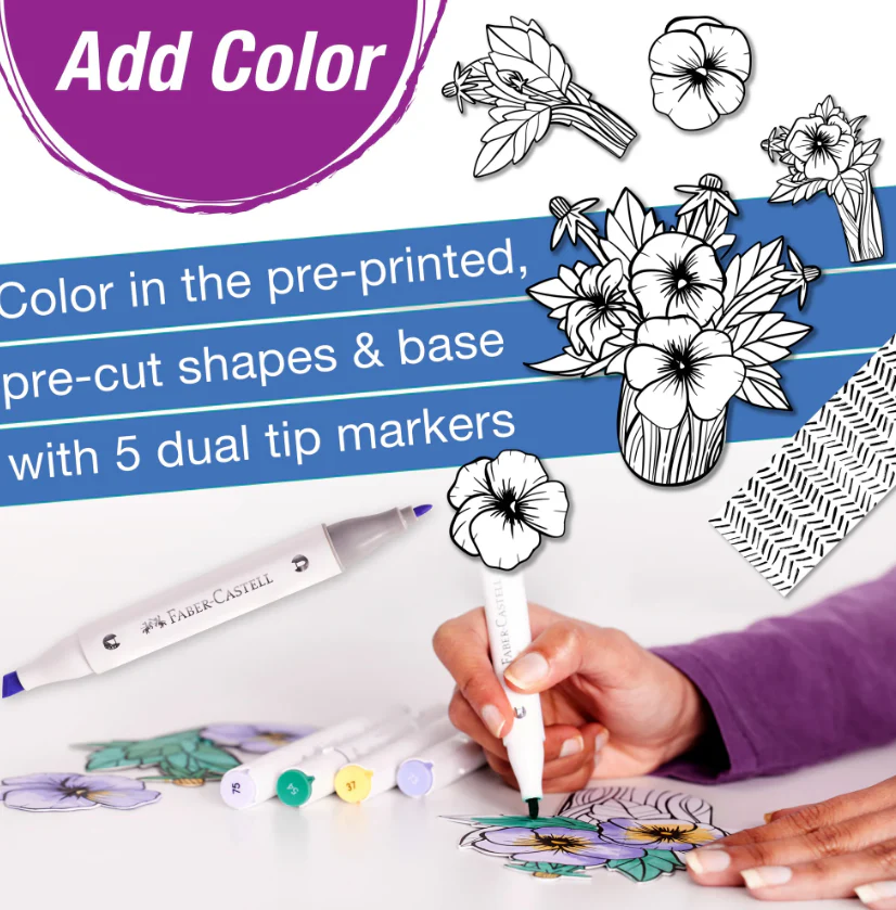 Pansy Pop Up Coloring - Image 5