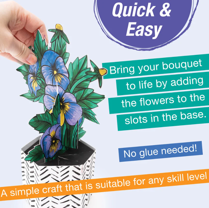 Pansy Pop Up Coloring - Image 6