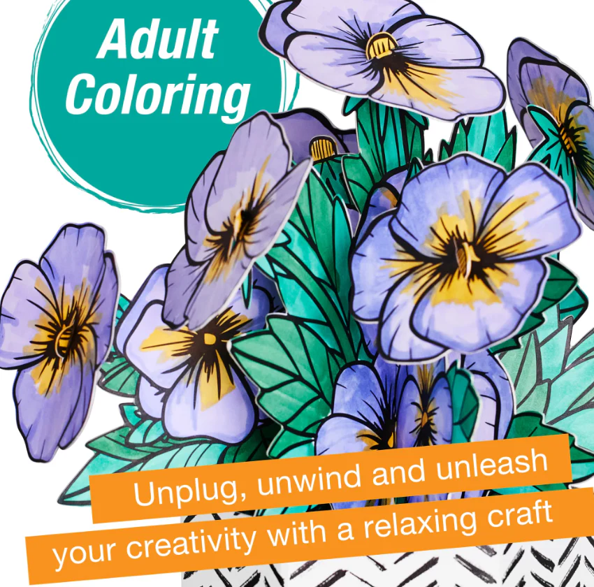 Pansy Pop Up Coloring - Image 8