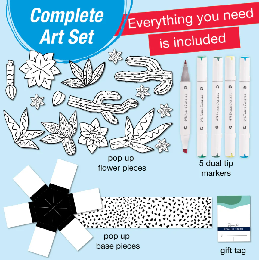 Succulent Pop Up Coloring - Image 4