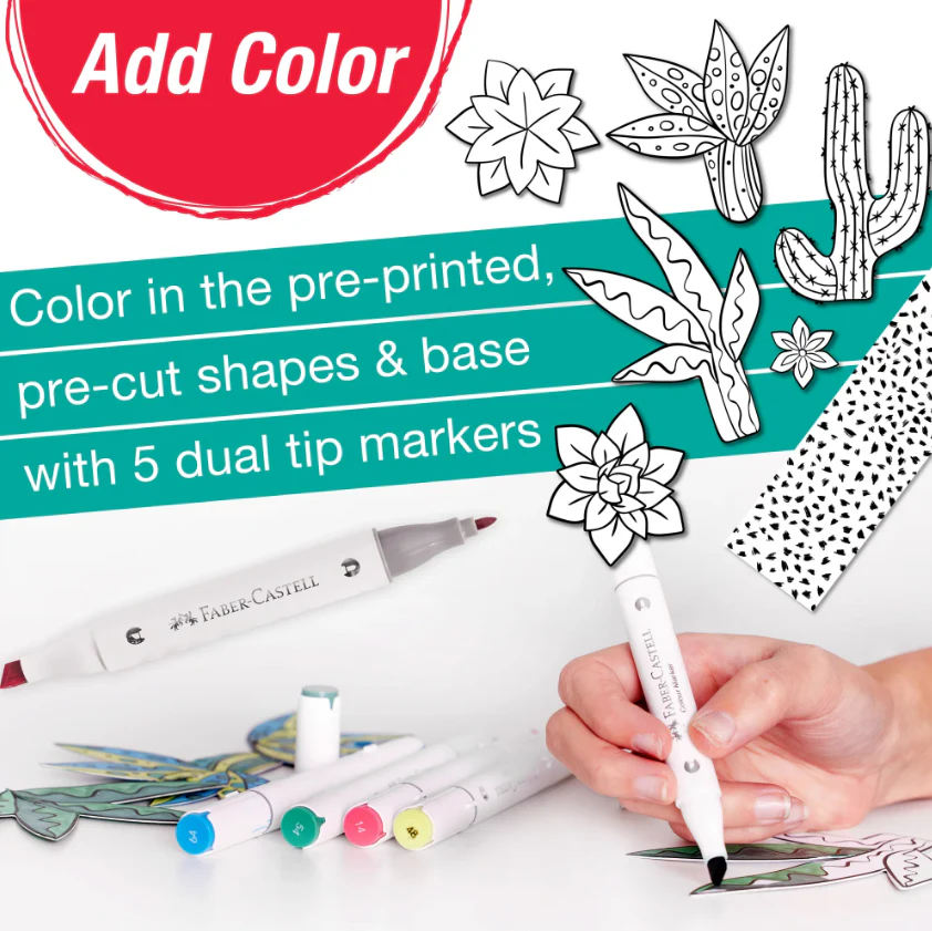 Succulent Pop Up Coloring - Image 6