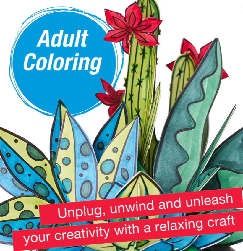 Succulent Pop Up Coloring - Image 9
