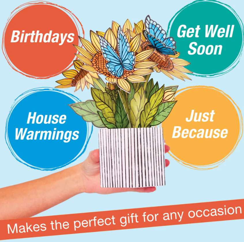 Sunflowers And Butterflies Pop Up Color - Image 9