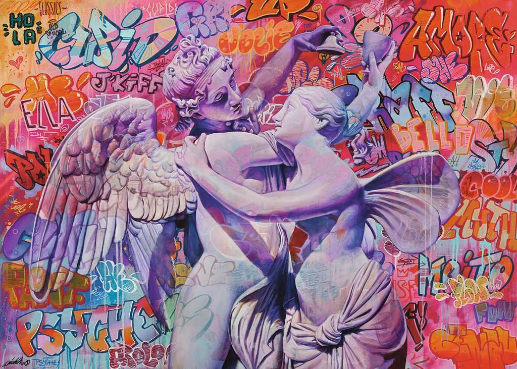 1000 pc Cupid and Psyche in Love Puzzle - Image 2