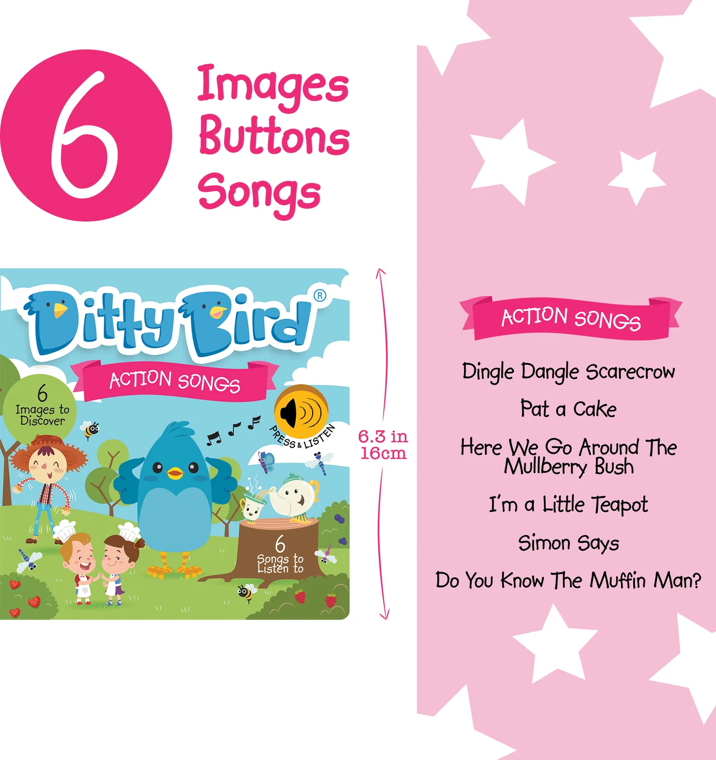 Action Songs Sound Book Ditty Bird - Image 5