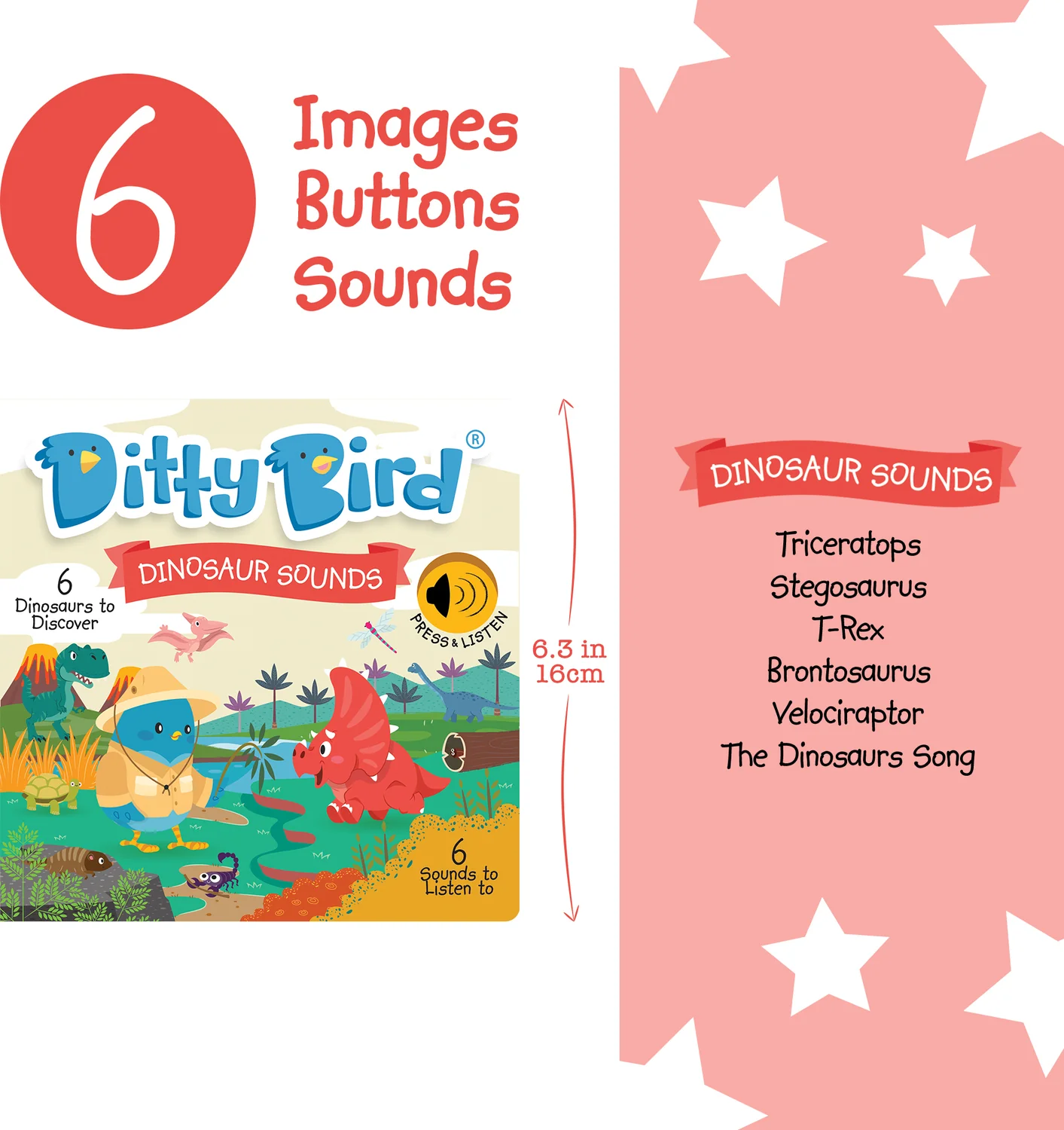 Dinosaur Sounds Sound Book - Image 6