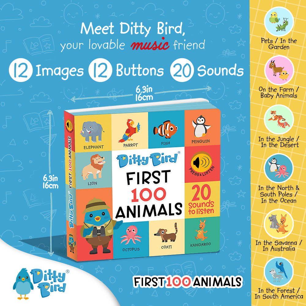 First 100 Animals Sound Book - Image 2