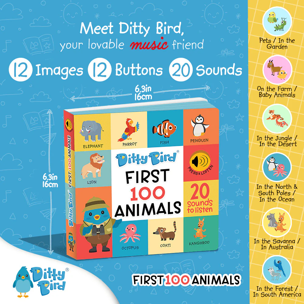 First 100 Animals Sound Book - Image 6