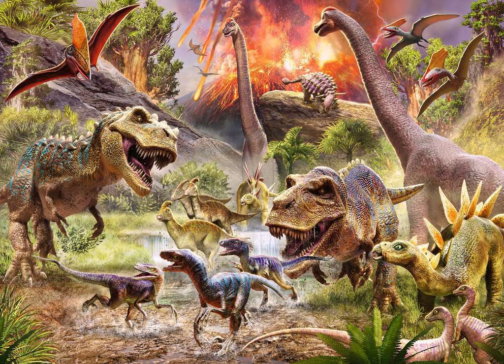 60 pc Dinosaur Dash Puzzle - Image 2