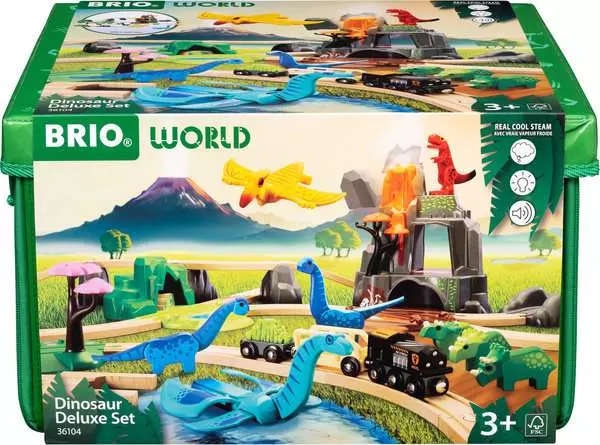 BRIO Dinosaur Deluxe Train Set - Image 2