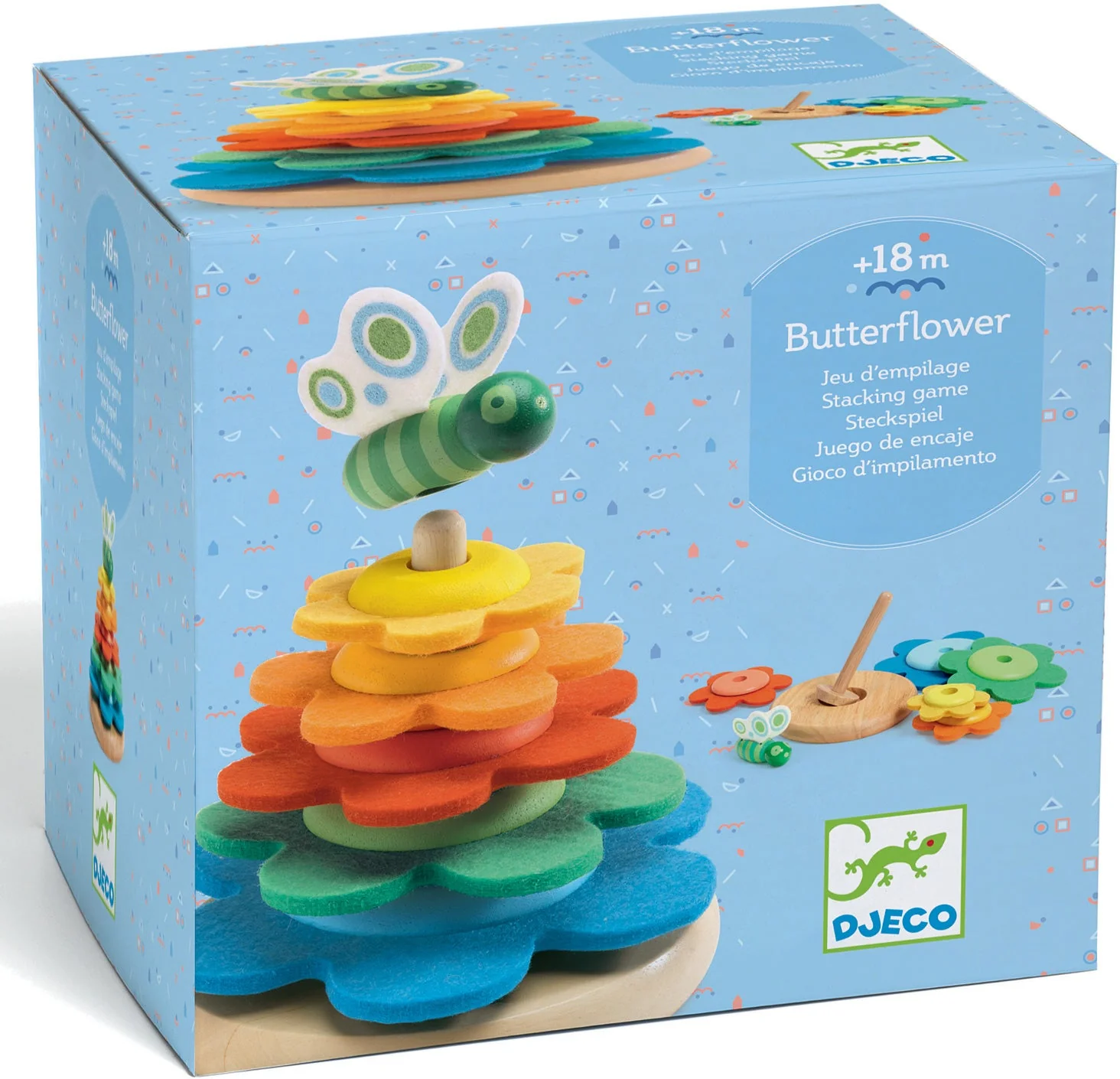 Butterflower Stacking Game Djeco - Image 3