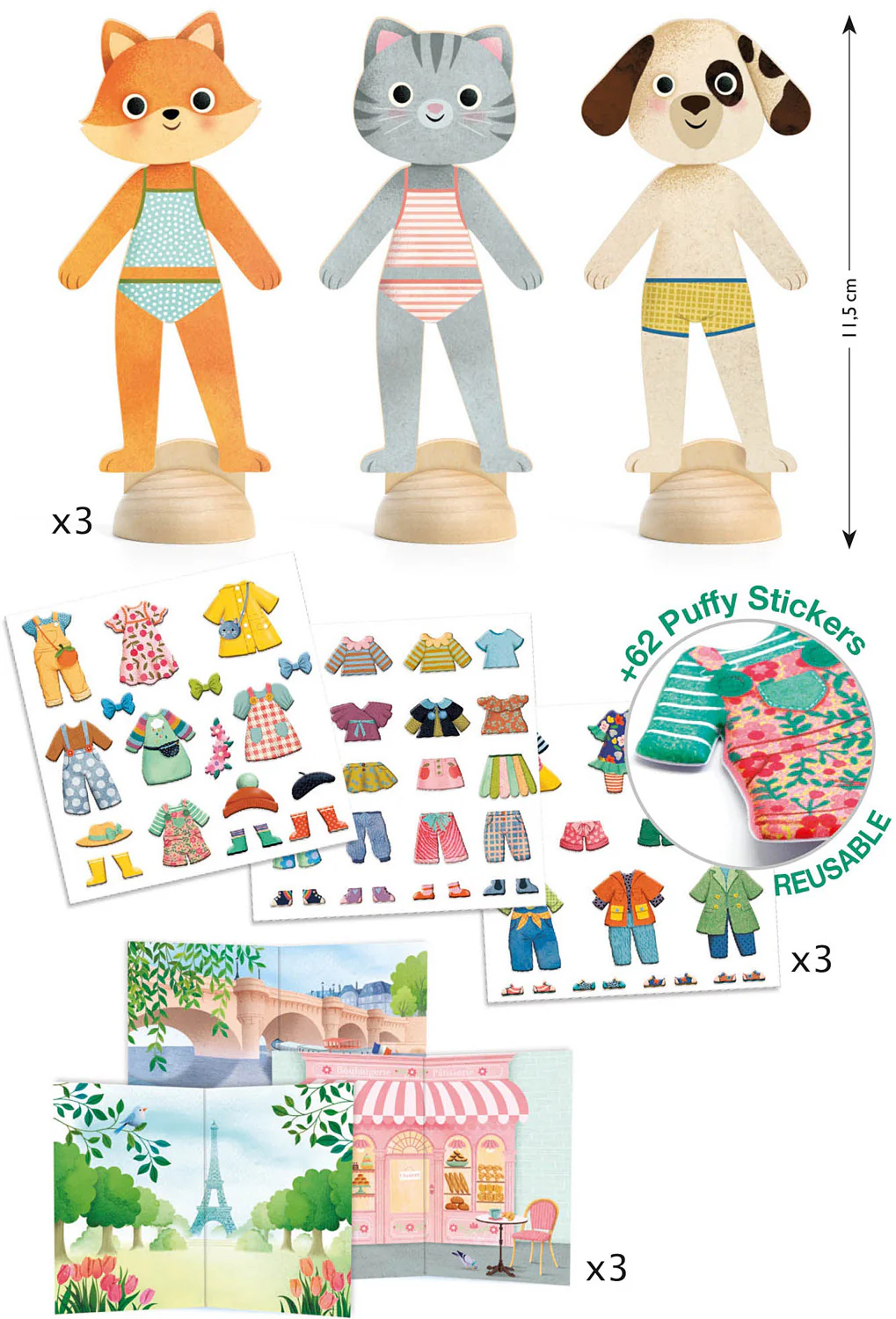Bonjour Paris Collage Craft Kit - Image 3