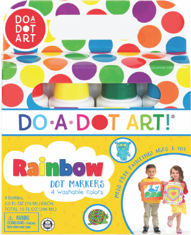 Do A Dot Markers 4-Pk Rainbow [Washable] - Image 4