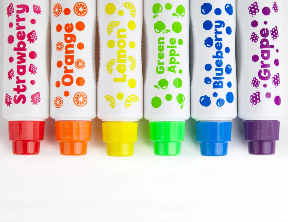 Do A Dot Markers 6-pk Juicy Fruits Fruit Scented [Washable] 6 pack - Image 6