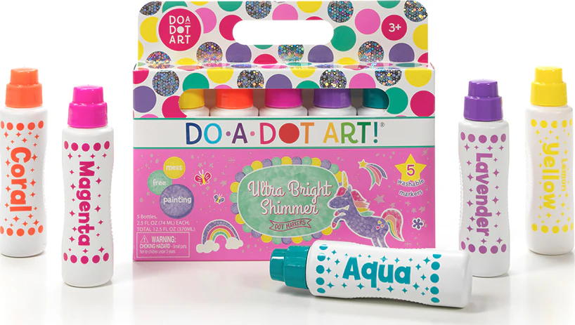 Do A Dot Markers Tutti Frutti Shimmer Markers, 5-Pack - Image 2