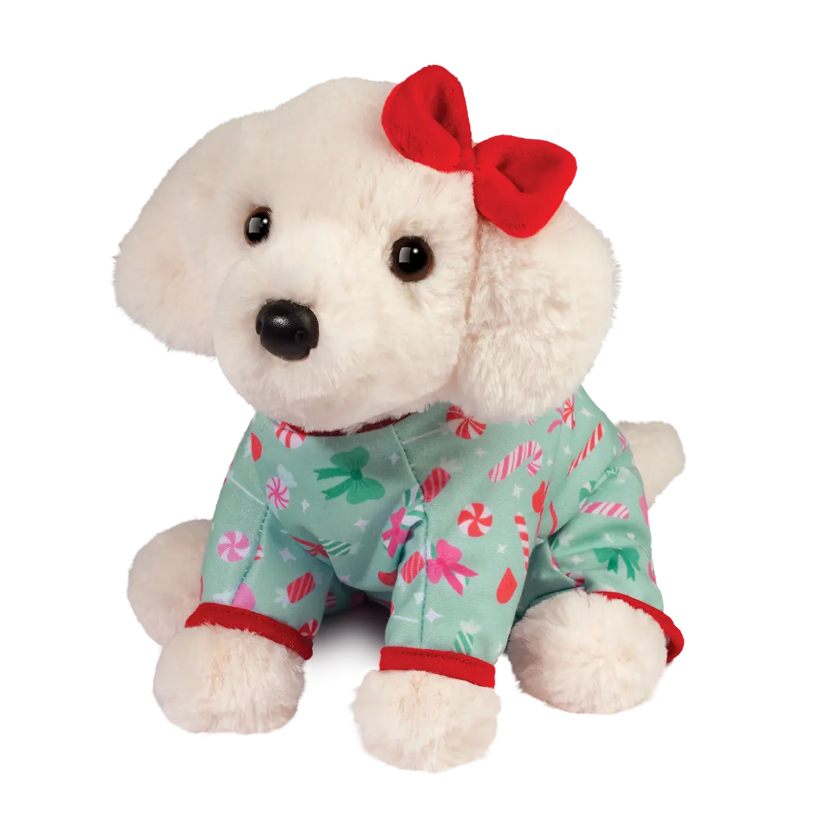 White Lab in PJs Medium