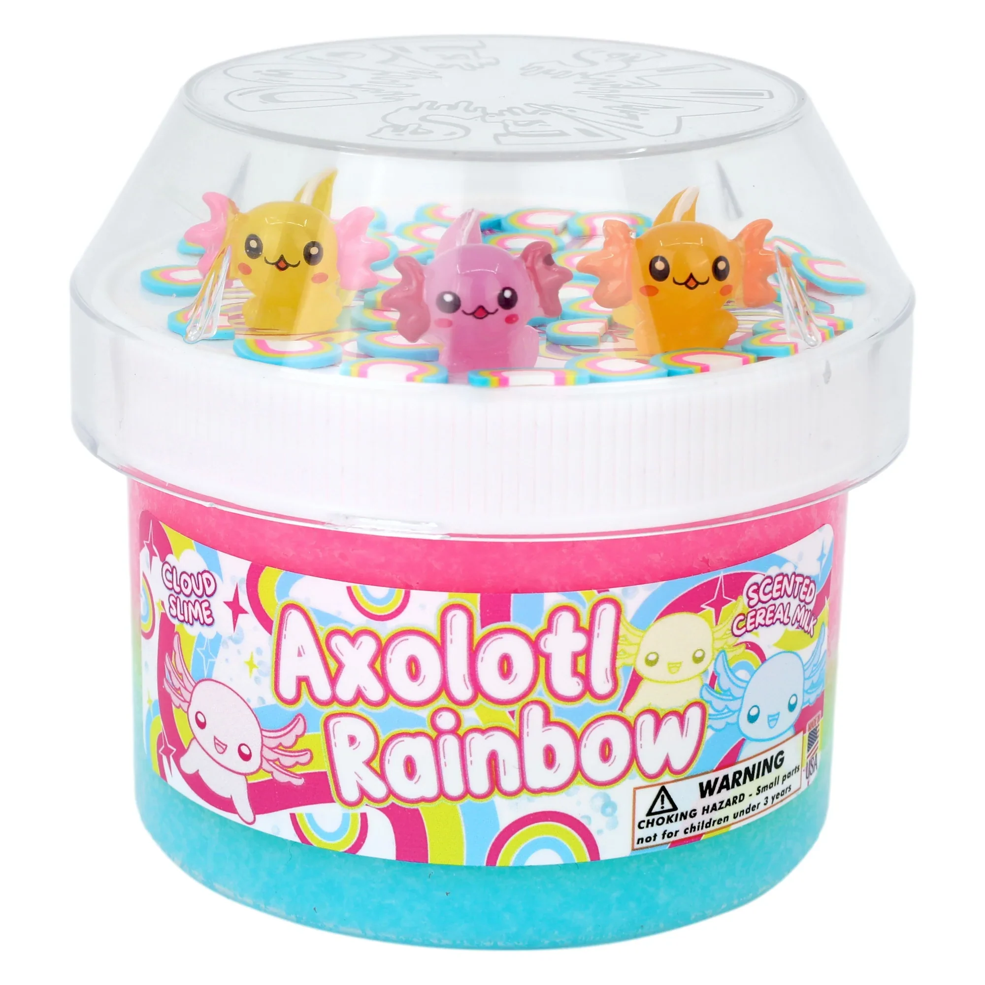 Axolotl Rainbow Dope Slime - Image 2