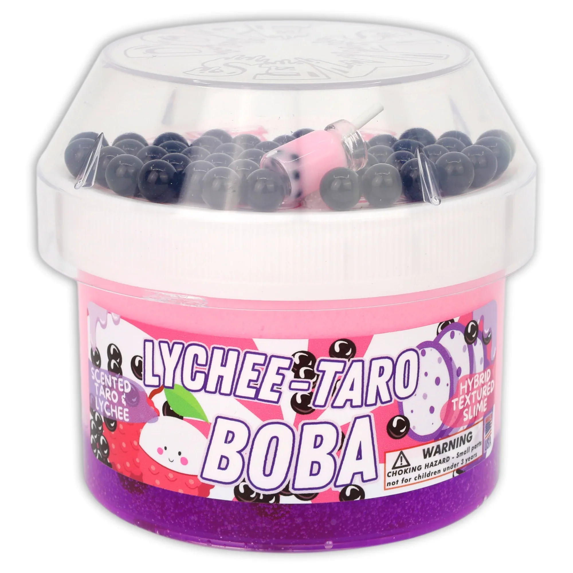 Lychee Taro Boba Dope Slime - Image 2