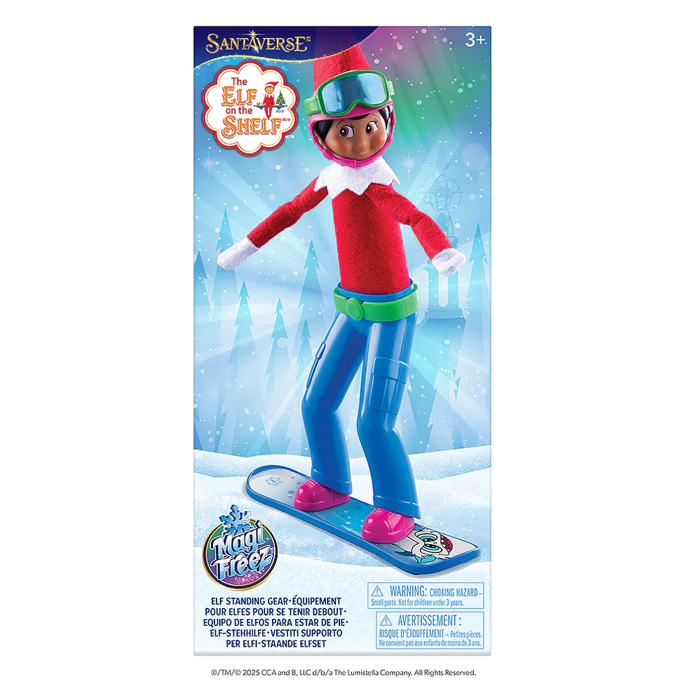 Elf on the Shelf Magifreeze Swish & Sleigh Snowboard Set Accessory - Image 2
