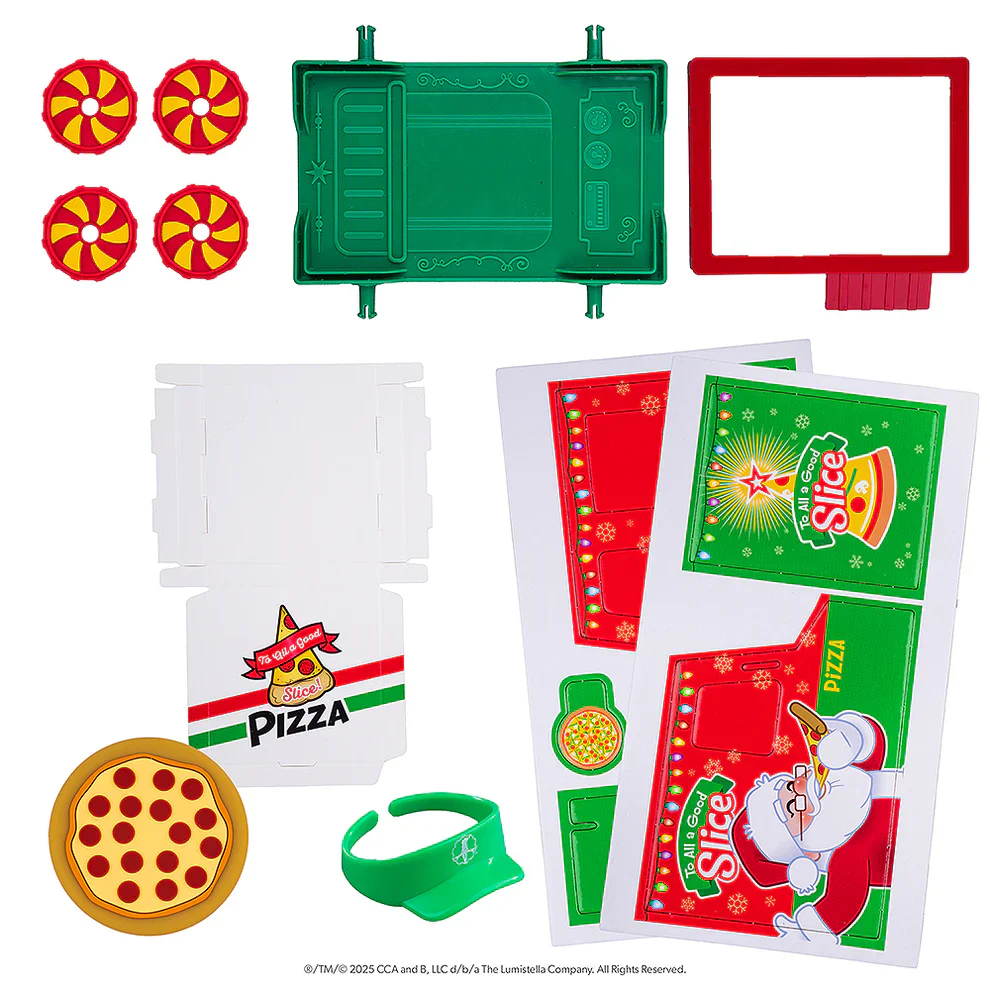 Elf on the Shelf Polar Props Polar Pizza Truck - Image 2