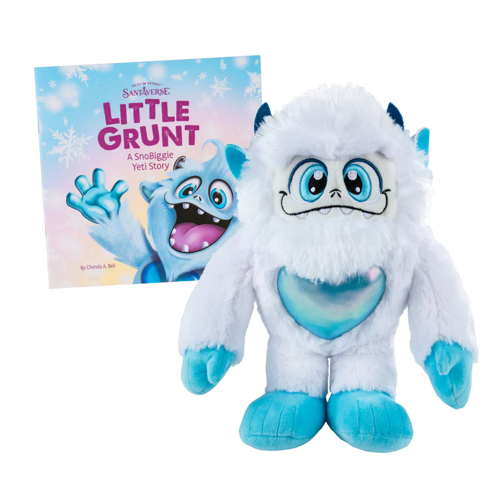 Elf on the Shelf Santaverse Little Grunt Plush Yeti & Book - Image 2