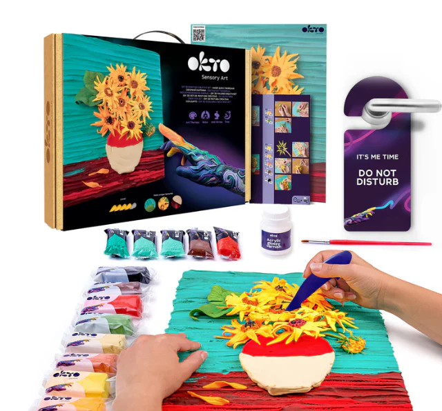 Okto Sensory Art Sunflowers - Image 2