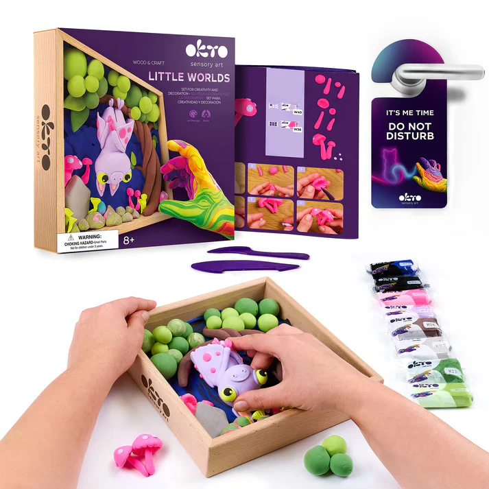 Okro Wood & Craft Diy Little Worlds Bat