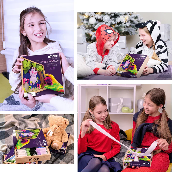 Okro Wood & Craft Diy Little Worlds Bat - Image 6