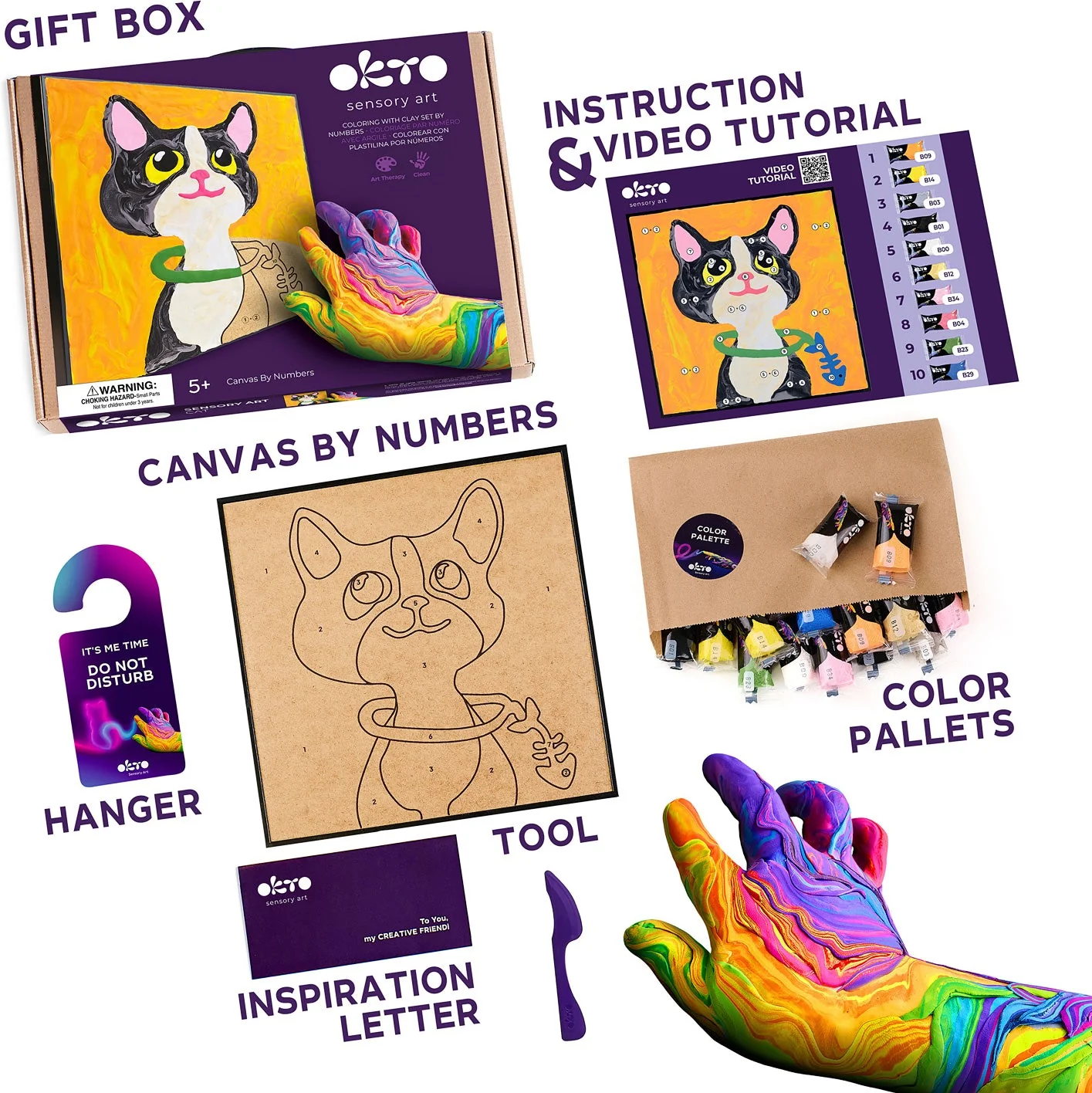Cat Coloring With Clay - Image 3