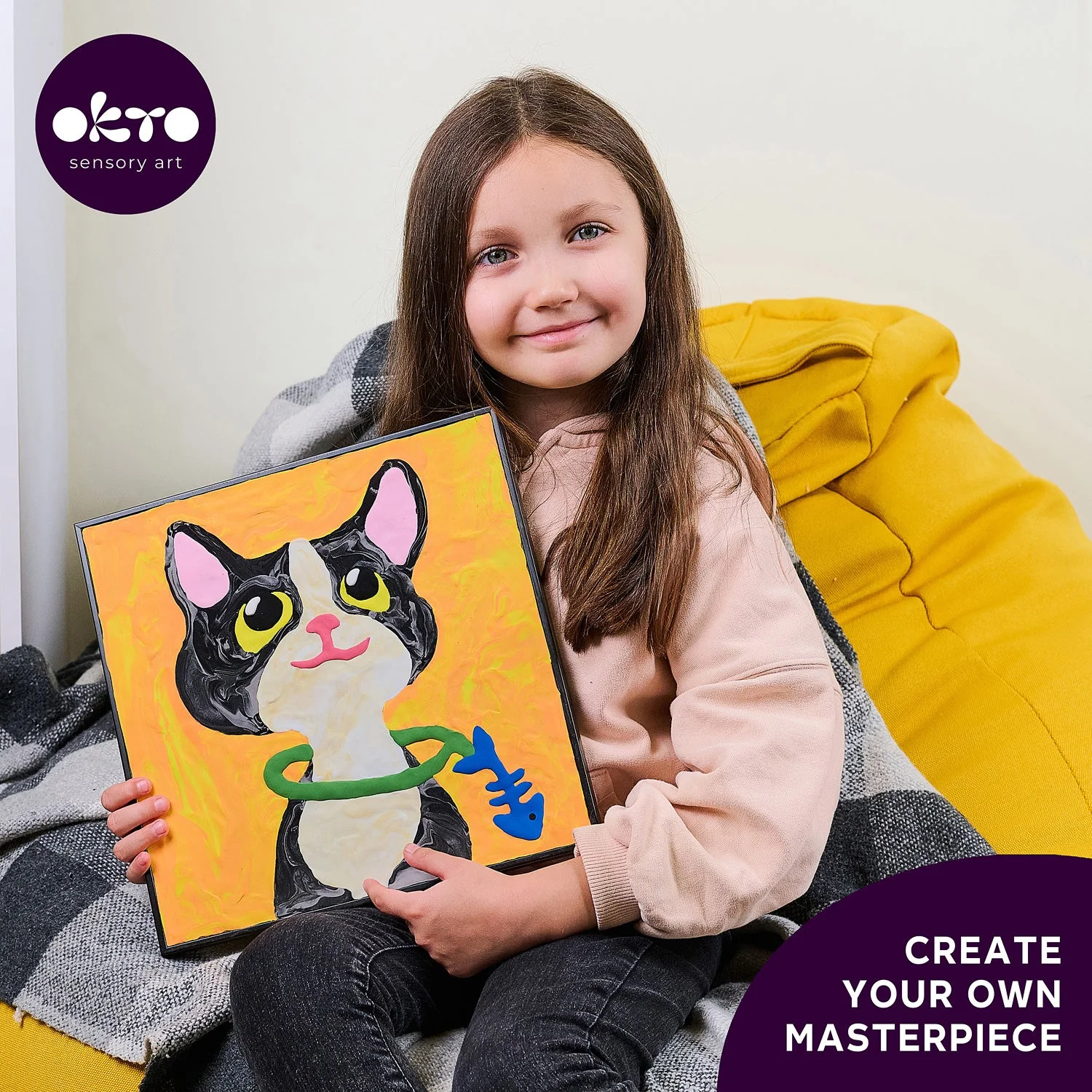 Cat Coloring With Clay - Image 9