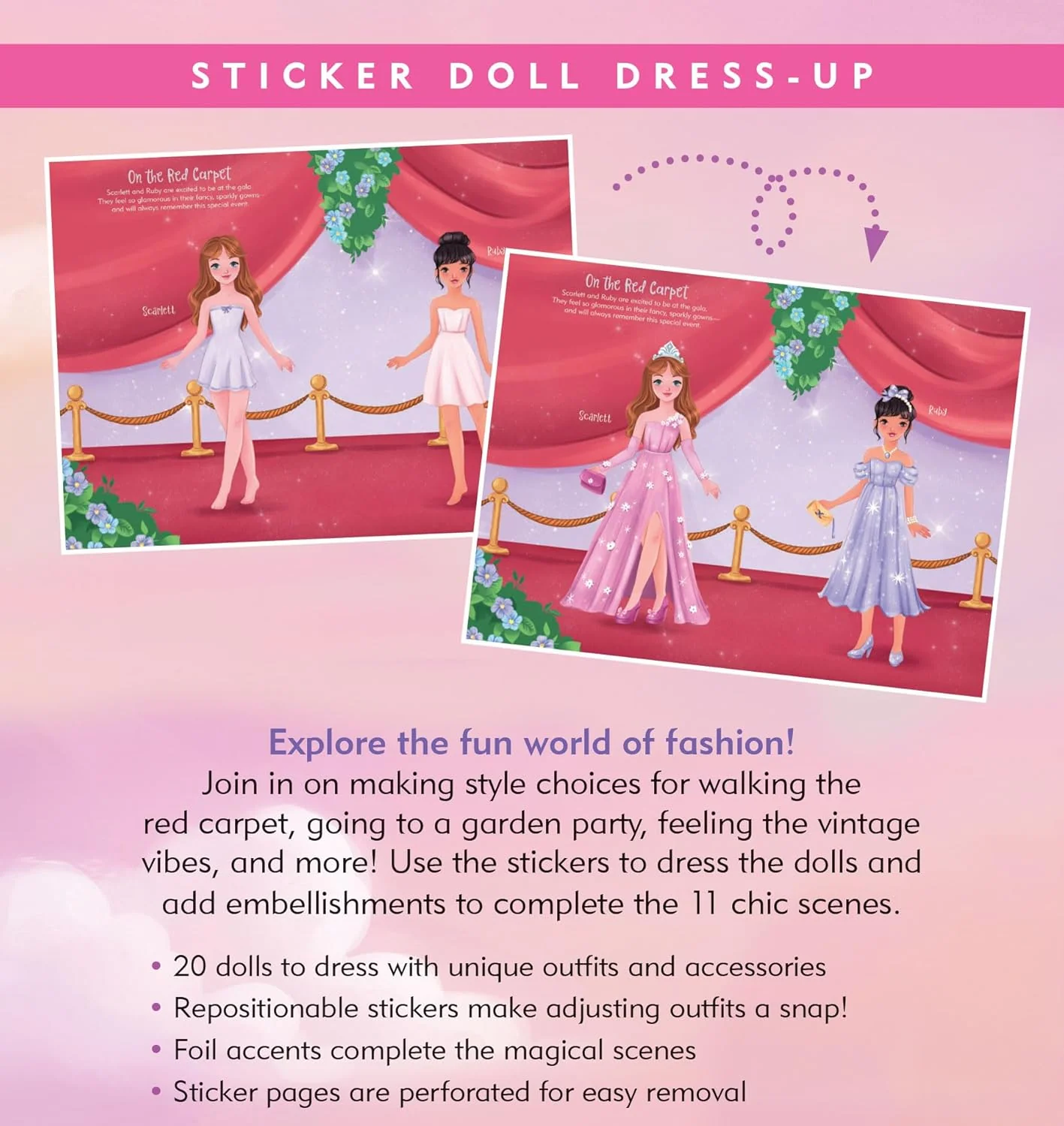 Sticker Doll Dress Up Fashion - Image 2
