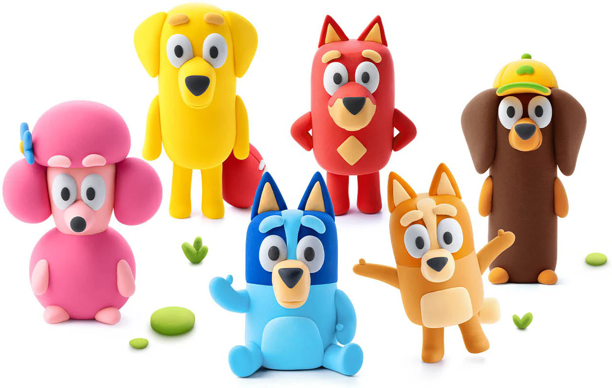 Hey Clay Bluey And Friends - Image 5